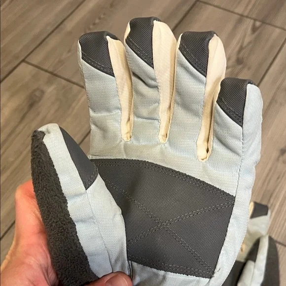 Women’s Head Blue and White Ski Gloves Size L - Picture 5 of 11